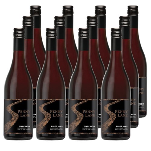 Case of 12 Penny Lane Reserve Pinot Noir 75cl Red Wine